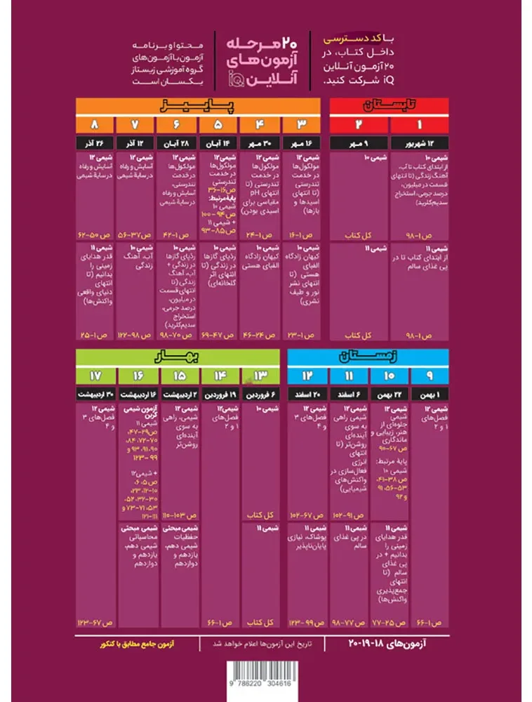 شیمی جامع کنکور جلد 1 سری iQ برای کنکور 1406 گاج