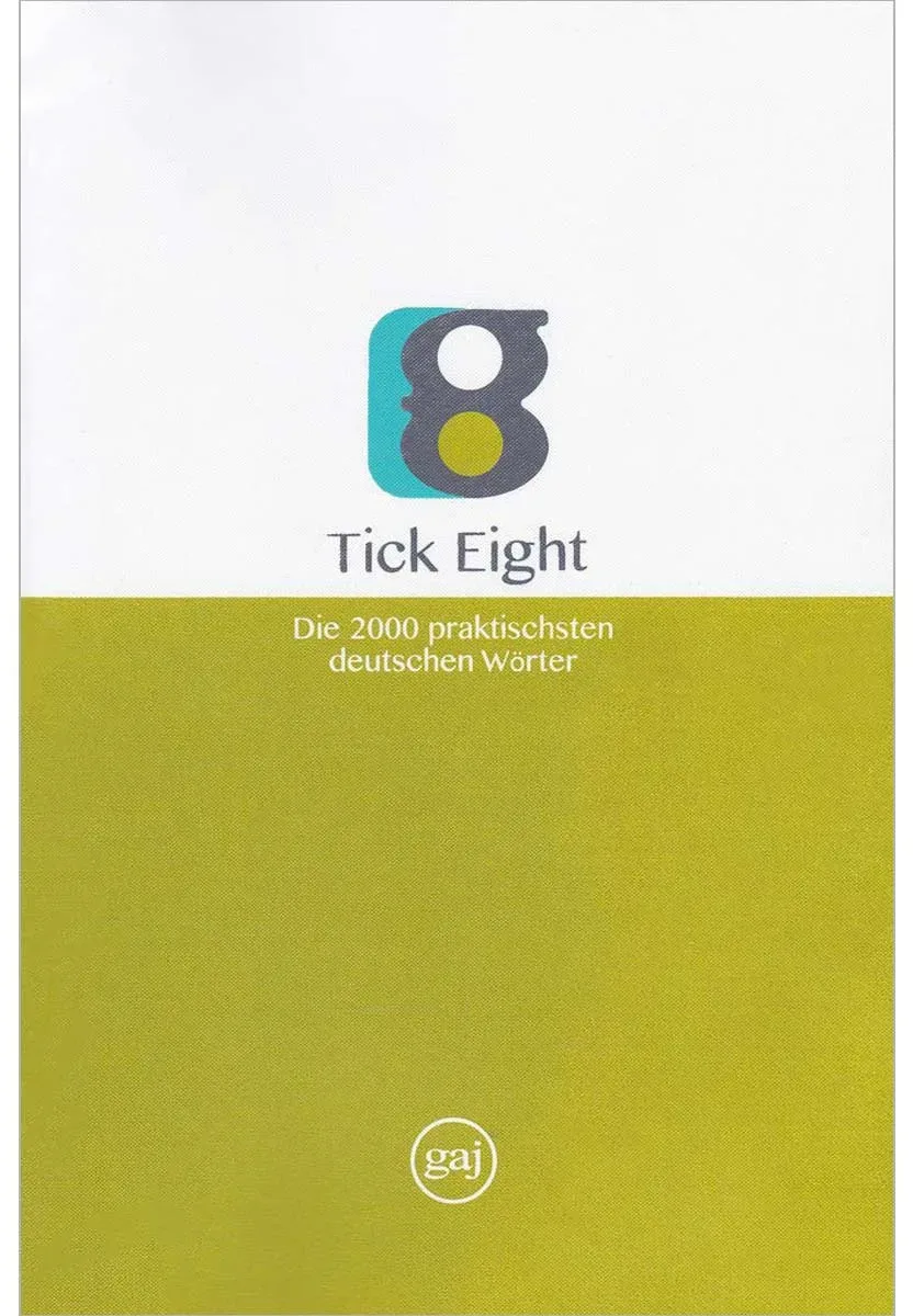 واژگان زبان آلمانی به روش TICK EIGHT گاج