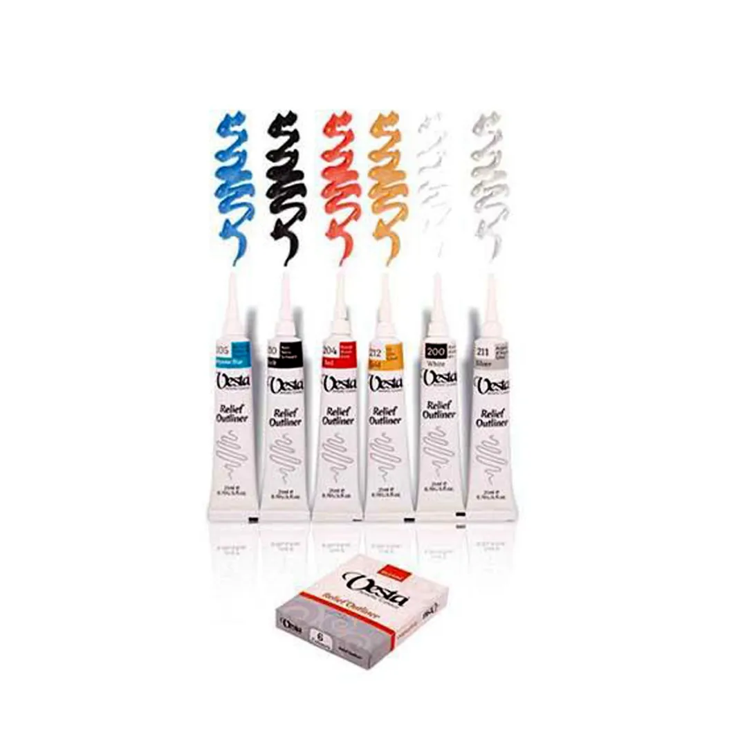 خمیر دورگیر متالیک 21ml وستا