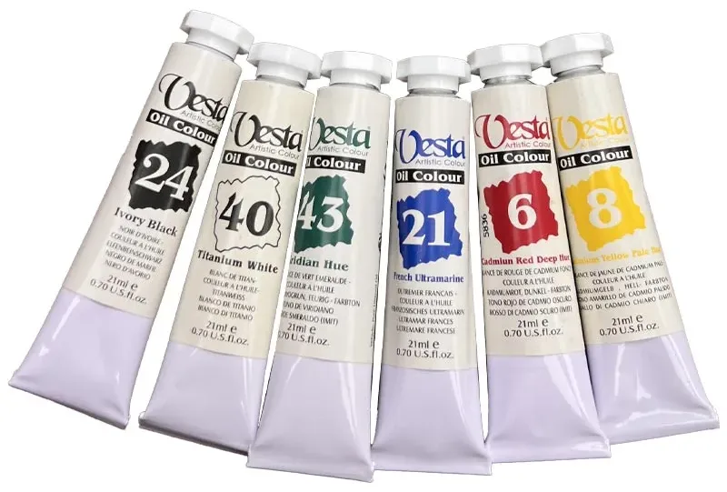 رنگ روغنی 21ml تکی وستا