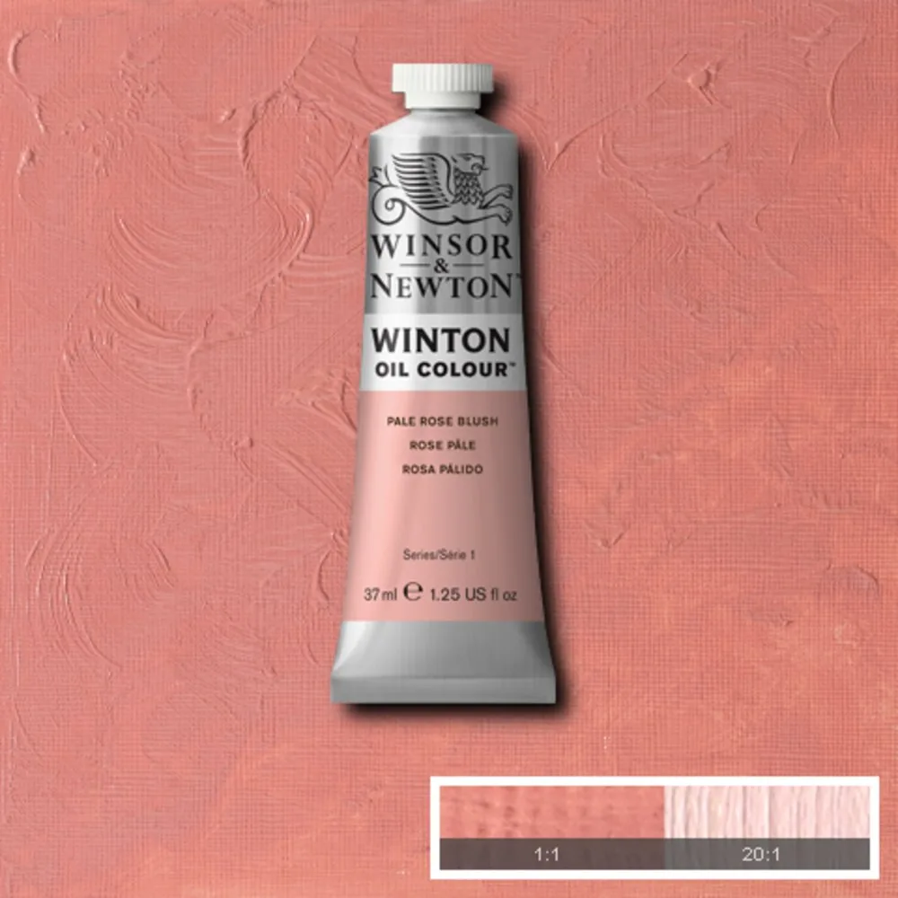 رنگ روغن وینزور اند نیوتون سری وینتون Pale Rose Blush کد 257 37ml