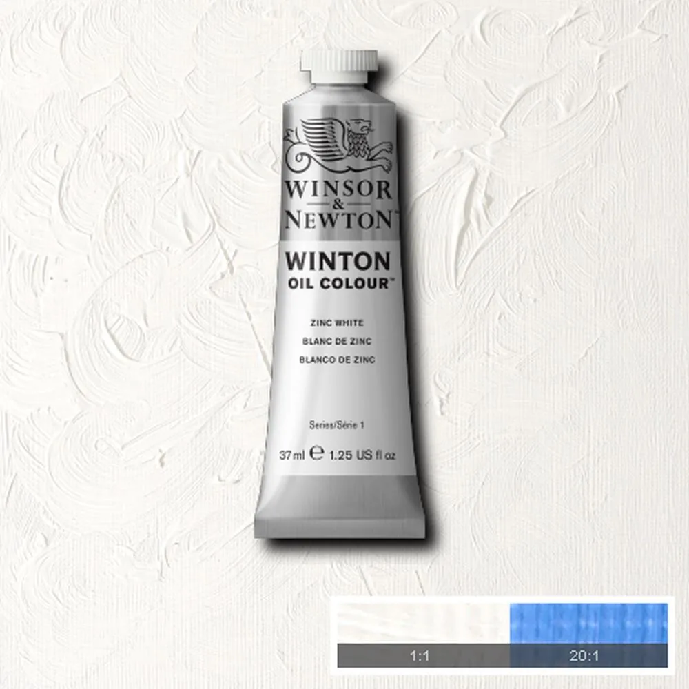 رنگ روغن وینزور اند نیوتون سری وینتون zinc white کد 748 37ml