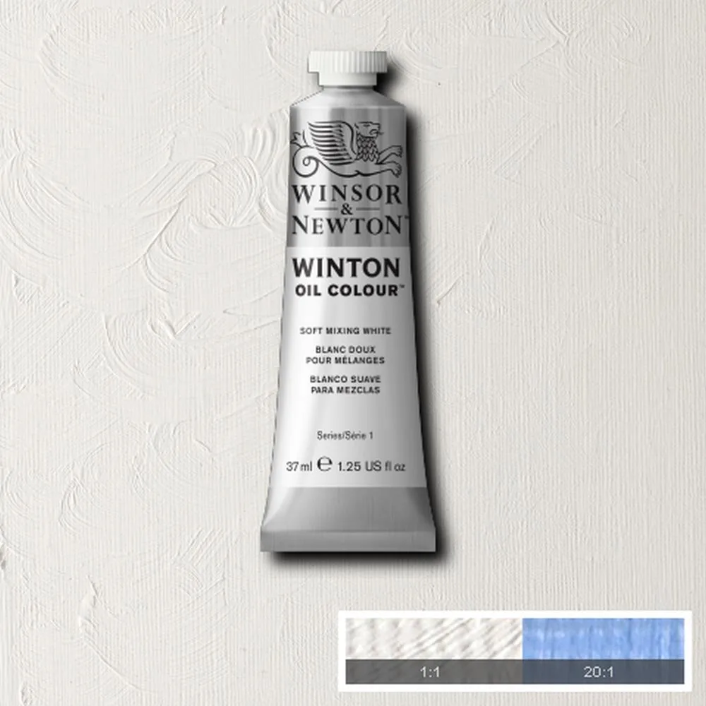 رنگ روغن وینزور اند نیوتون سری وینتون Soft Mixing White کد 415 37ml
