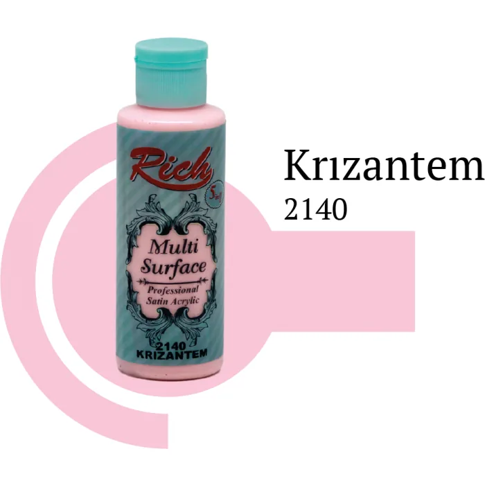رنگ مولتی سرفیس ریچ گل داوودی (chrysanthemum) کد 2140 حجم 120 میلی‌لیتر