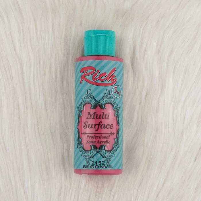 رنگ مولتی سرفیس ریچ گل کاغذی (bougainvillea) کد 2152 حجم 120 میلی‌لیتر