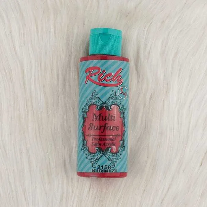 رنگ مولتی سرفیس ریچ قرمز (red) کد 2158 حجم 120 میلی‌لیتر