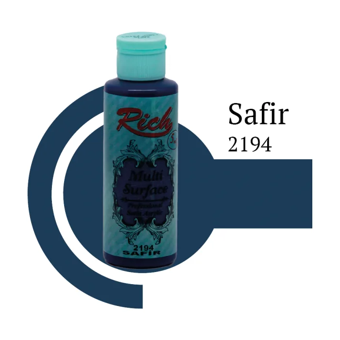 رنگ مولتی سرفیس ریچ یاقوت کبود (saphire) کد 2194 حجم 120 میلی‌لیتر