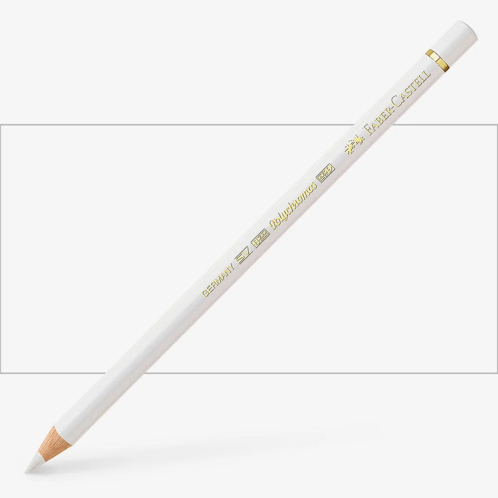 مداد پلی کروم فابر کستل رنگ سفید (White) کد 101