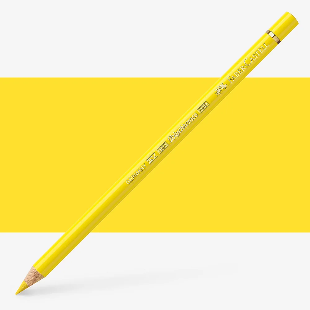 مداد پلی کروم فابر کستل رنگ زرد کروم روشن (Light chrome yellow) کد 106