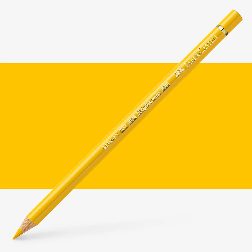 مداد پلی کروم فابر کستل رنگ زرد کادمیوم تیره (Dark cadmium yellow) کد 108