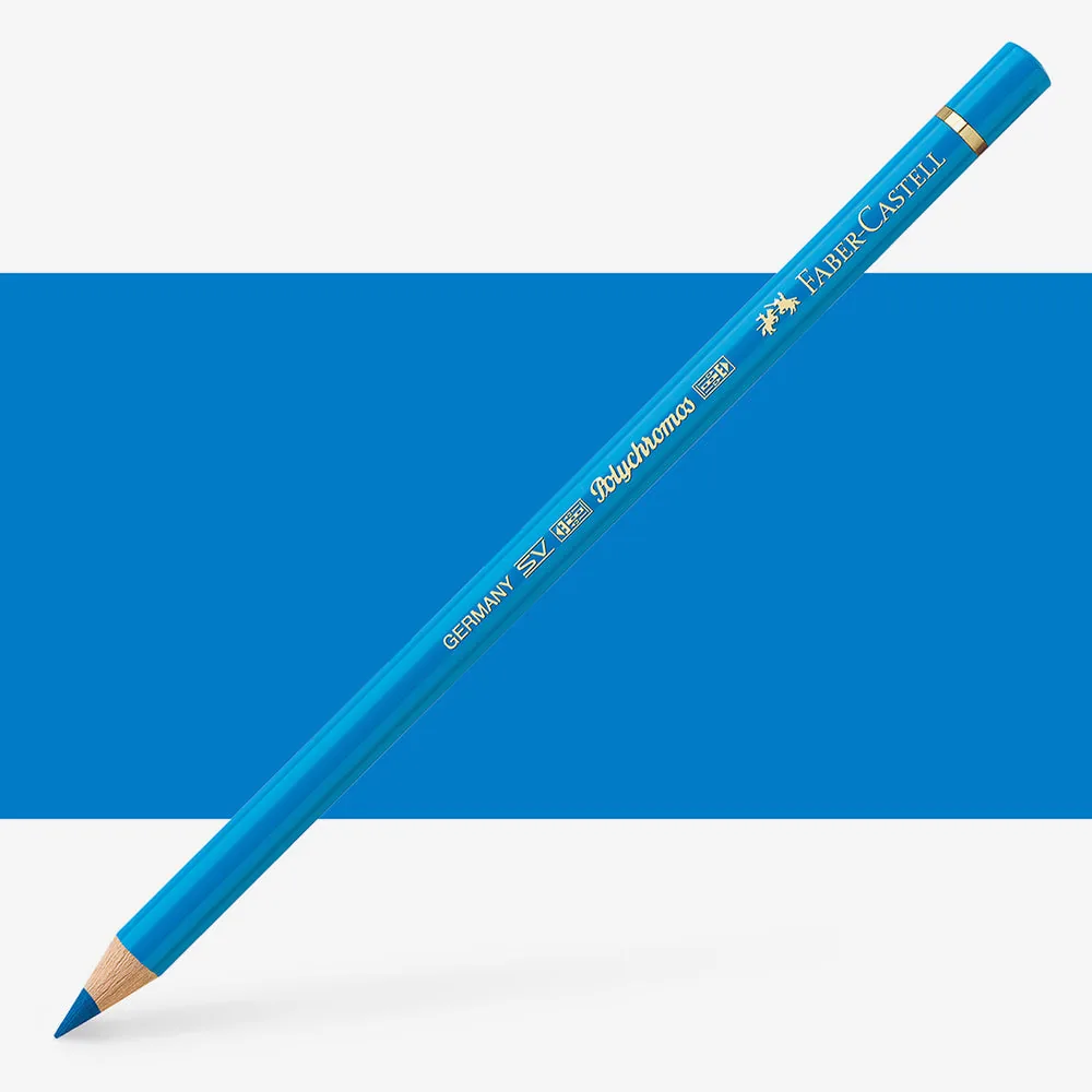 مداد پلی کروم فابر کستل رنگ آبی فتالو (Phthalo blue) کد 110