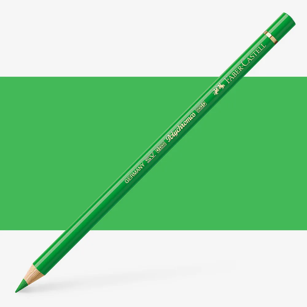مداد پلی کروم فابر کستل رنگ سبز برگی (Leaf green) کد 112