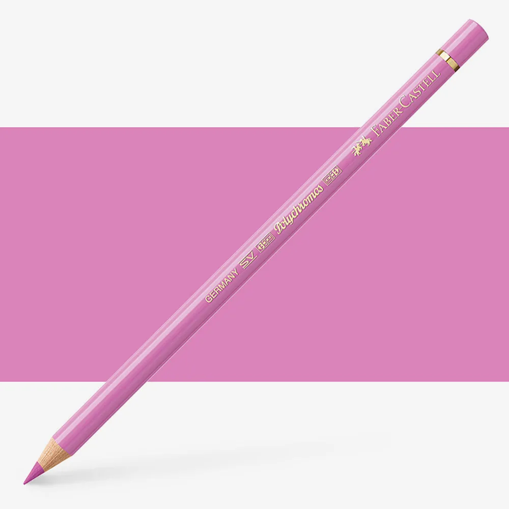 مداد پلی کروم فابر کستل رنگ سرخابی روشن (Light magenta) کد 119