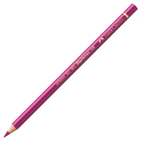 مداد پلی کروم فابر کستل رنگ صورتی ارغوانی متوسط (Middle purple pink) کد 125