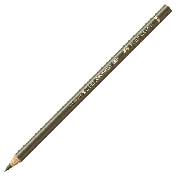 مداد پلی کروم فابر کستل رنگ سبز زیتونی متمایل به زرد (Olive green yellowish) کد 173