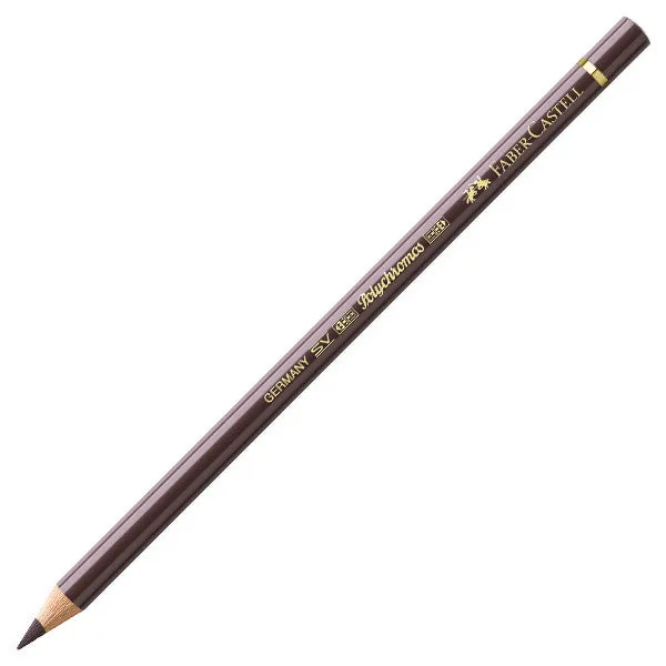 مداد پلی کروم فابر کستل رنگ قهوه‌ای گردویی (Walnut brown) کد 177