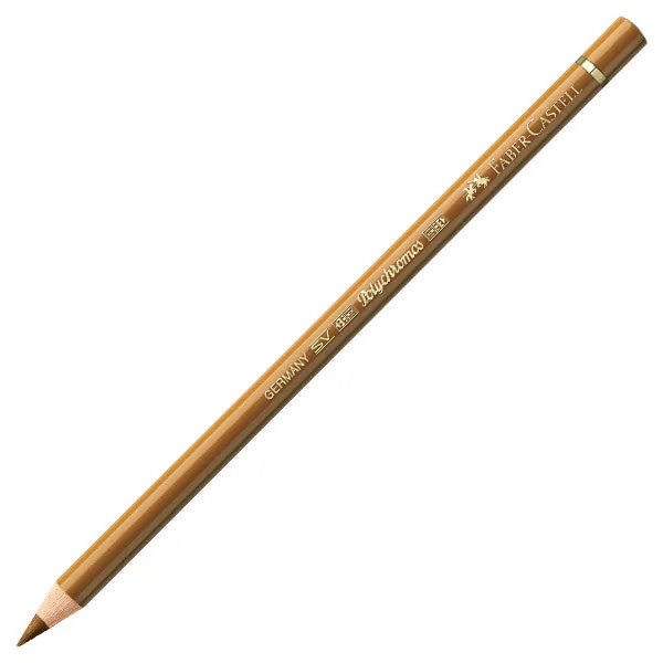 مداد پلی کروم فابر کستل رنگ اخرایی قهوه‌ای (Brown ochre) کد 182