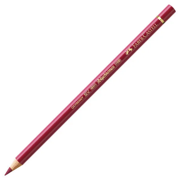 مداد پلی کروم فابر کستل رنگ قرمز تیره (Dark red) کد 225