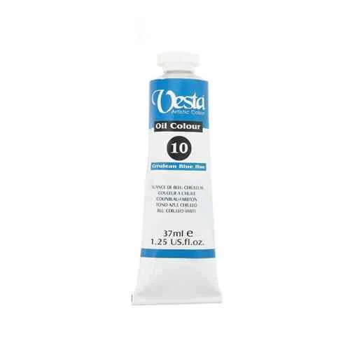 رنگ روغن 37 میل وستا رنگ آبی سرولین Cerulean Blue Hue 10