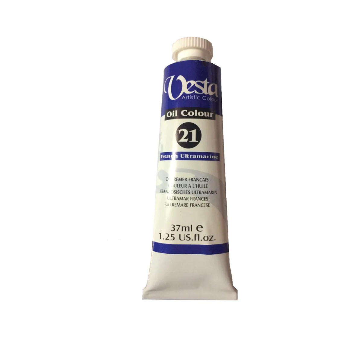 رنگ روغن 37 میل وستا رنگ آبی الترامارین French Ultramarine 21