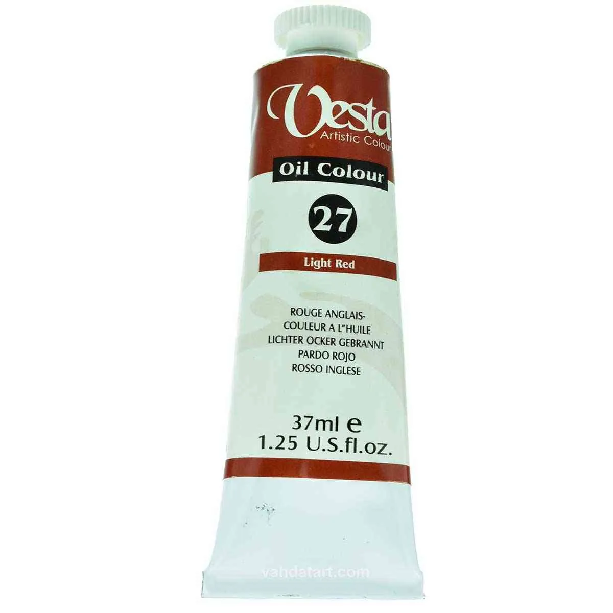 رنگ روغن 37 میل وستا رنگ قرمز روشن Light Red 27
