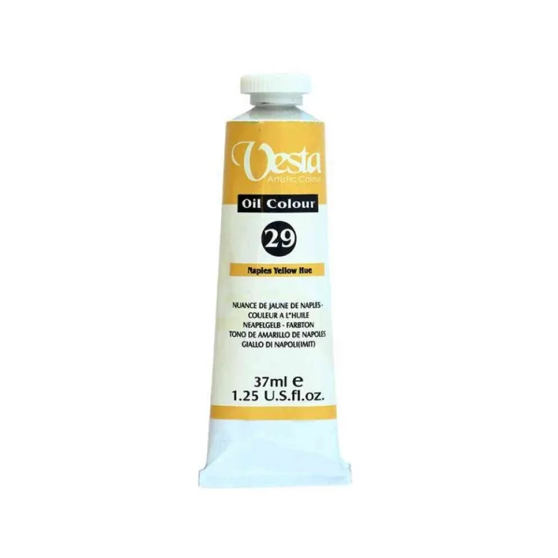 رنگ روغن 37 میل وستا رنگ زرد ناپل Naples Yellow Hue 29