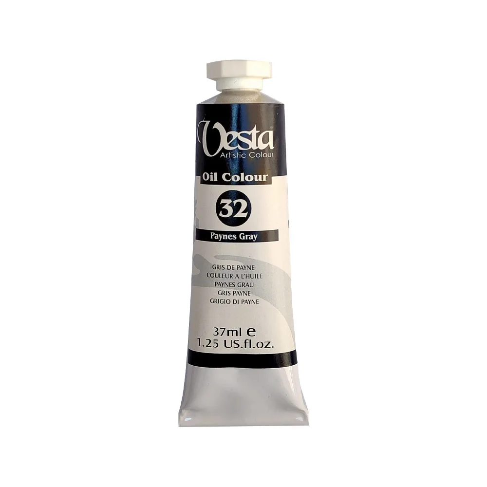 رنگ روغن 37 میل وستا رنگ خاکستری پین Payne's Gray 32