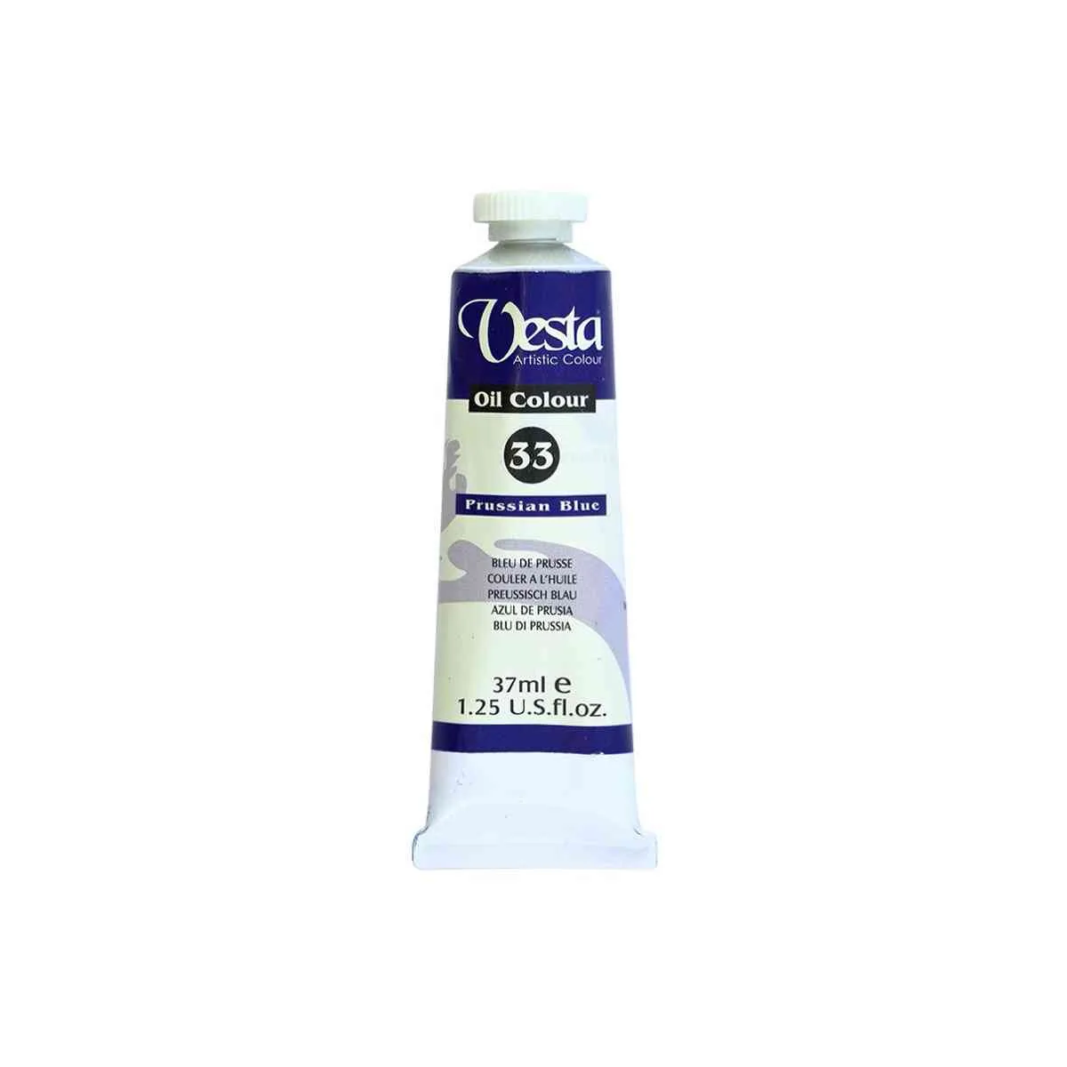 رنگ روغن 37 میل وستا رنگ آبی پروس Prussian Blue 33