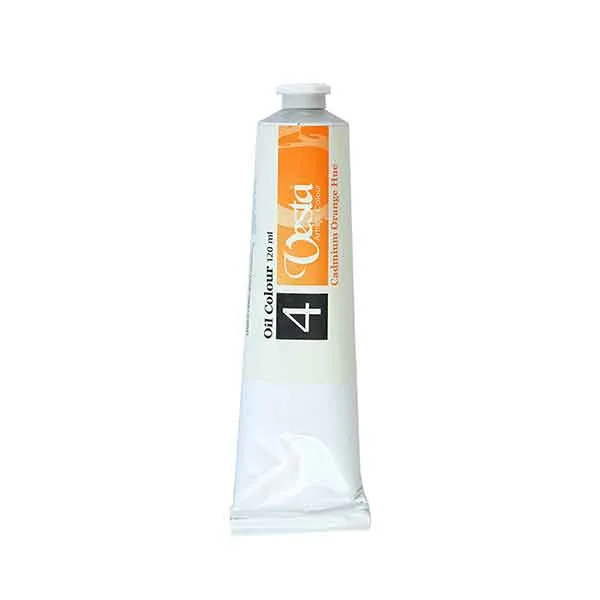 رنگ روغن 120 میل وستا رنگ نارنجی کادمیوم Cadmium Orange Hue 4