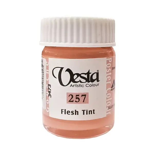 گواش 30 میل وستا رنگ گوشتی Flesh Tint کد 257