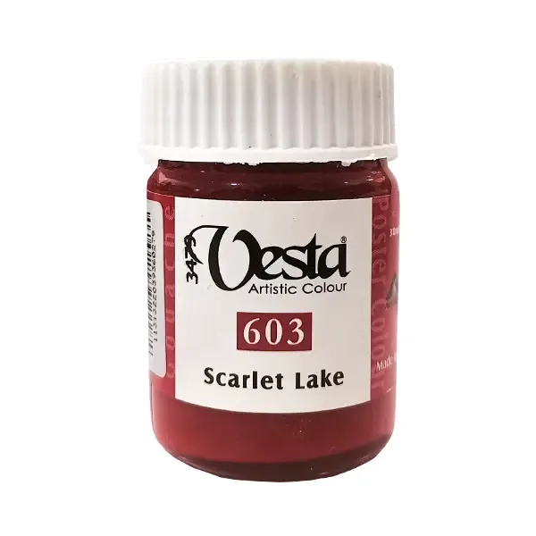 گواش 30 میل وستا رنگ قرمز اسکارلت Scarlet Lake کد 603