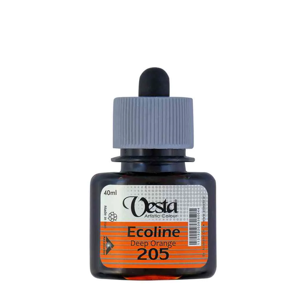 اکولین 40 میل وستا رنگ نارنجی تیره Deep Orange کد 205