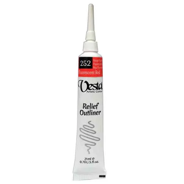 دورگیر 21 میل وستا رنگ قرمز فلورسنت Fluorescent Red کد 252