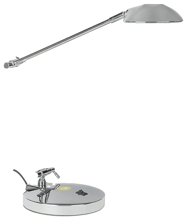 چراغ مطالعه کریم زاده مدل مدیریت کروم LED (۲۰ لامپ) کد 201