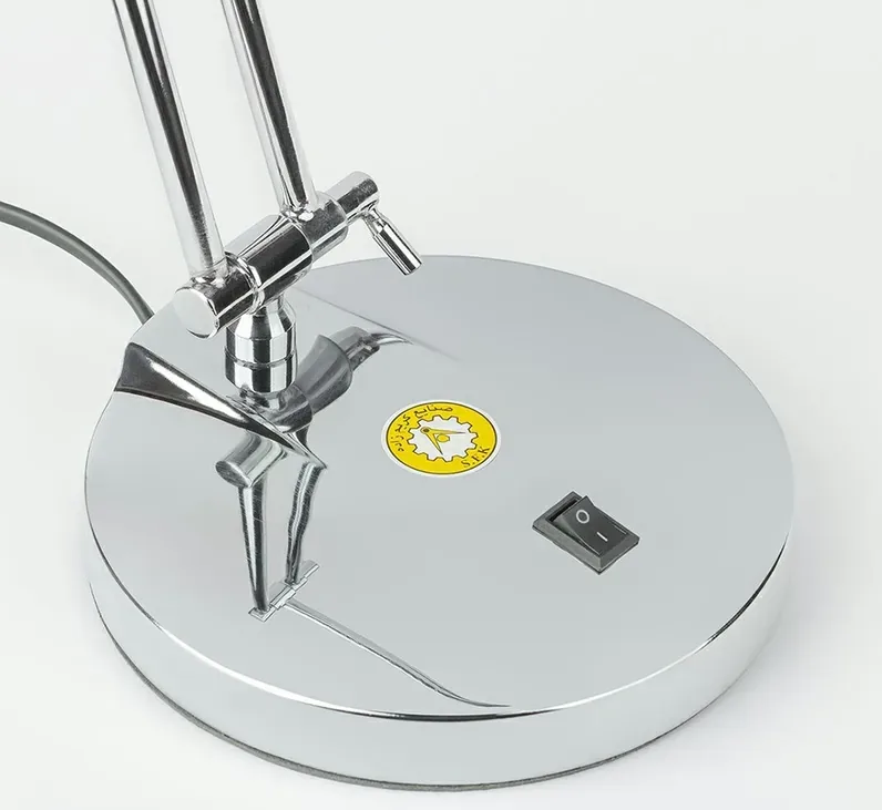 چراغ مطالعه کریم زاده مدل مدیریت کروم LED (۲۰ لامپ) کد 201 — تصویر 2