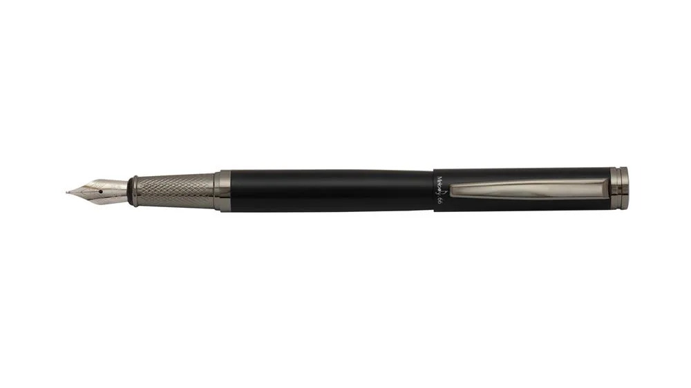 خودنویس تک ملودی LG,ND 66 مشکی مات گیره دودی - تصویر 3