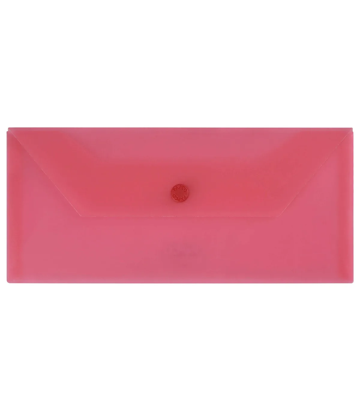 پاکت نامه دکمه دار PP شفاف 10/5 × 23/7 cm پاپکو