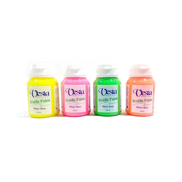 رنگ پارچه فلورسنت 60ml وستا