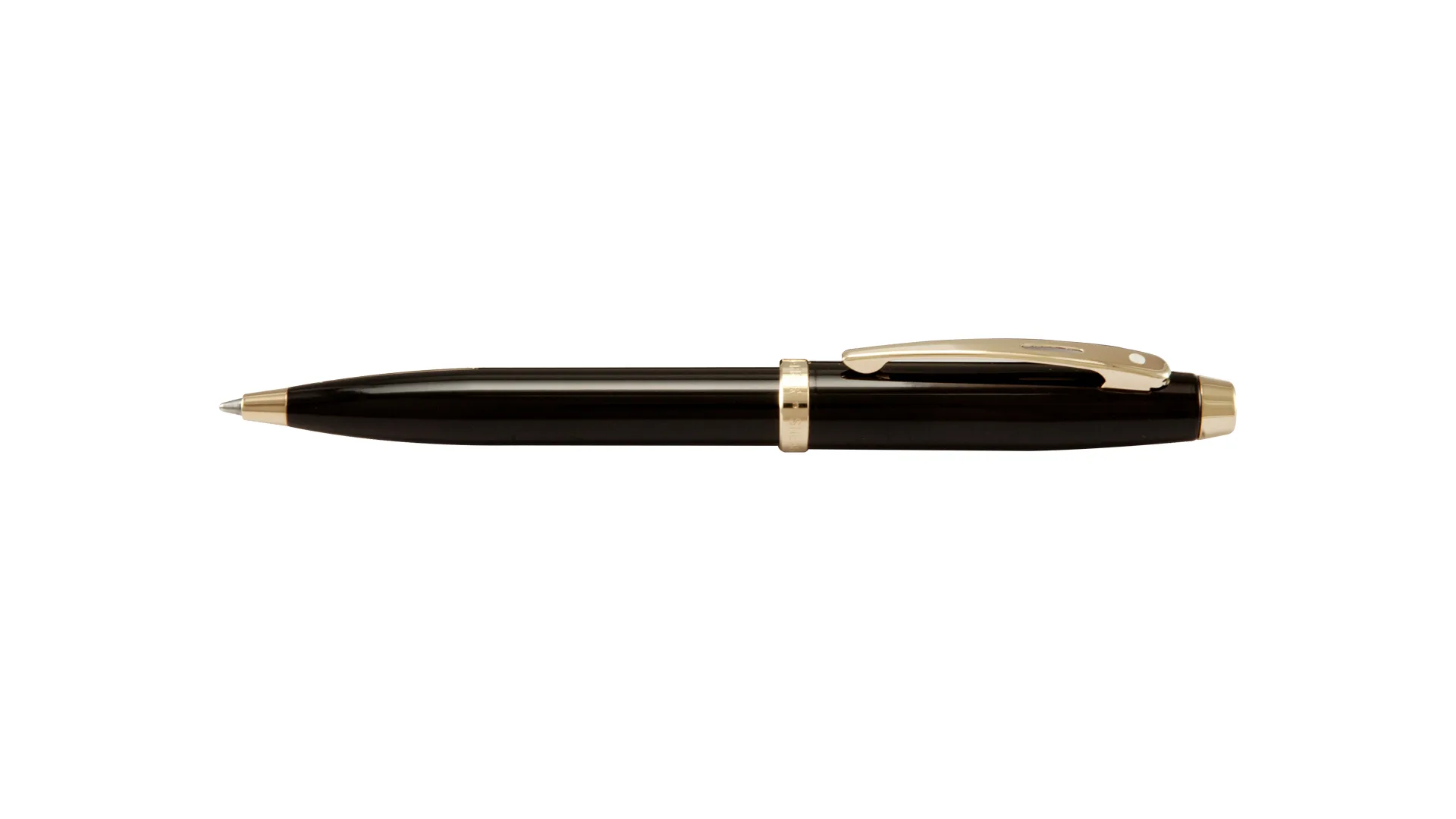 خودکار تک شیفر 100 مشکی لاکی گیره زرد