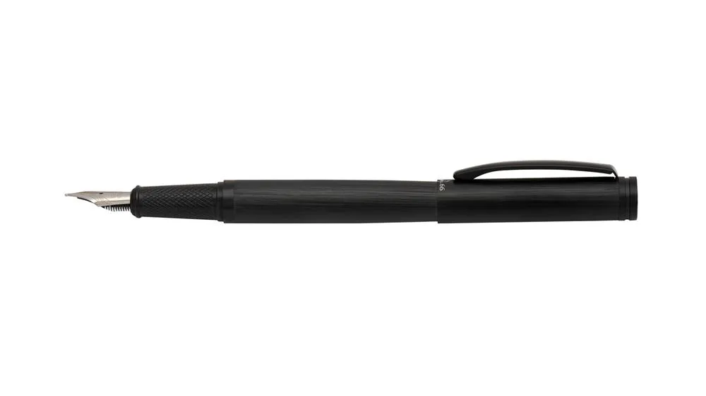 خودنویس تک ملودی LG,ND 66 مشکی خش دار گیره مشکی - تصویر 3