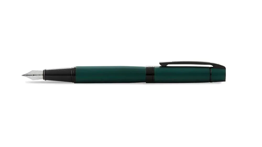 خودنویس تک شیفر 300 سبز گیره مشکی PVD - تصویر 3