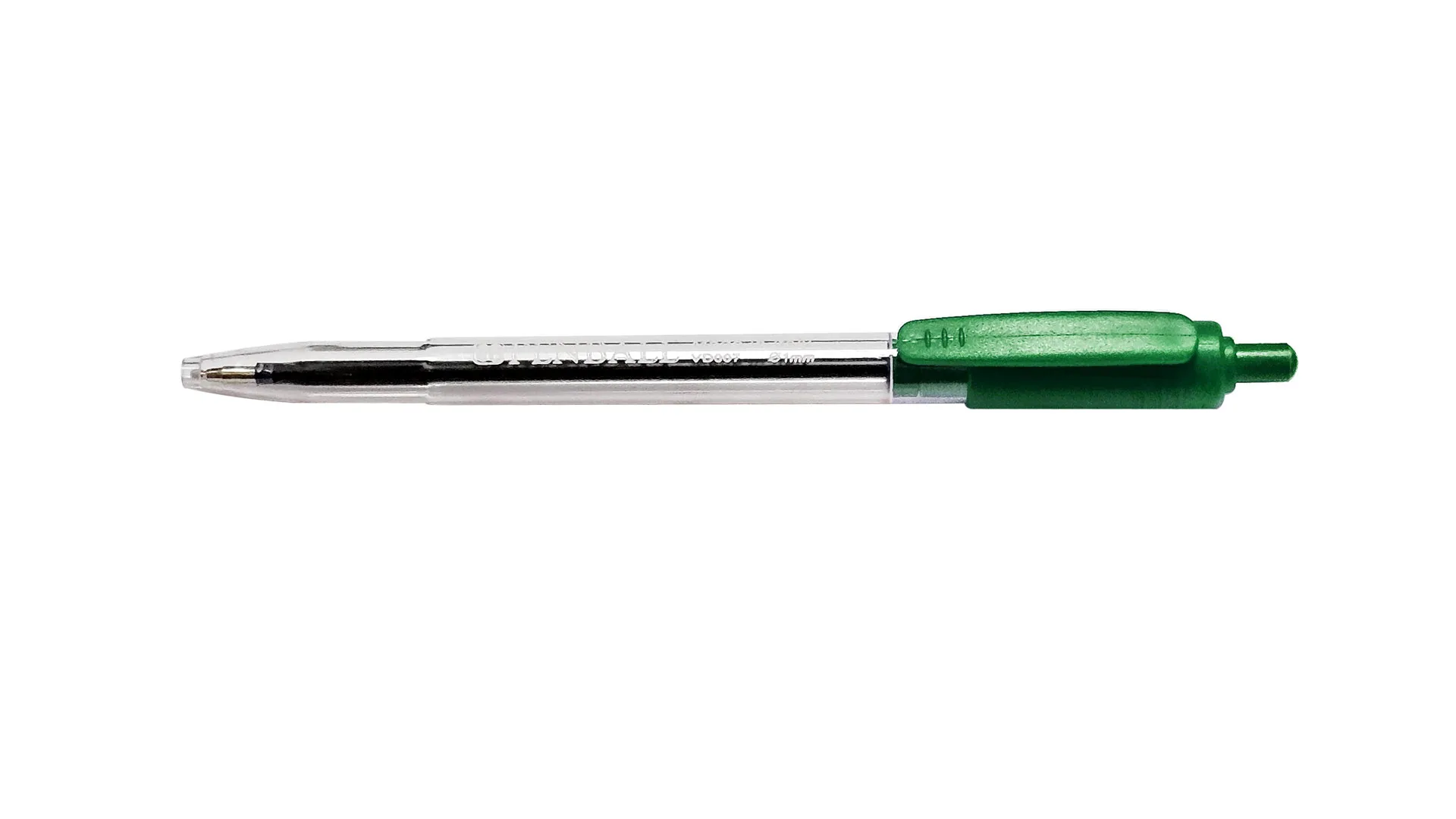 خودکار تک پن بال خودکار فشاری کریستالی پلاستیکی سبز PENBALL VD007