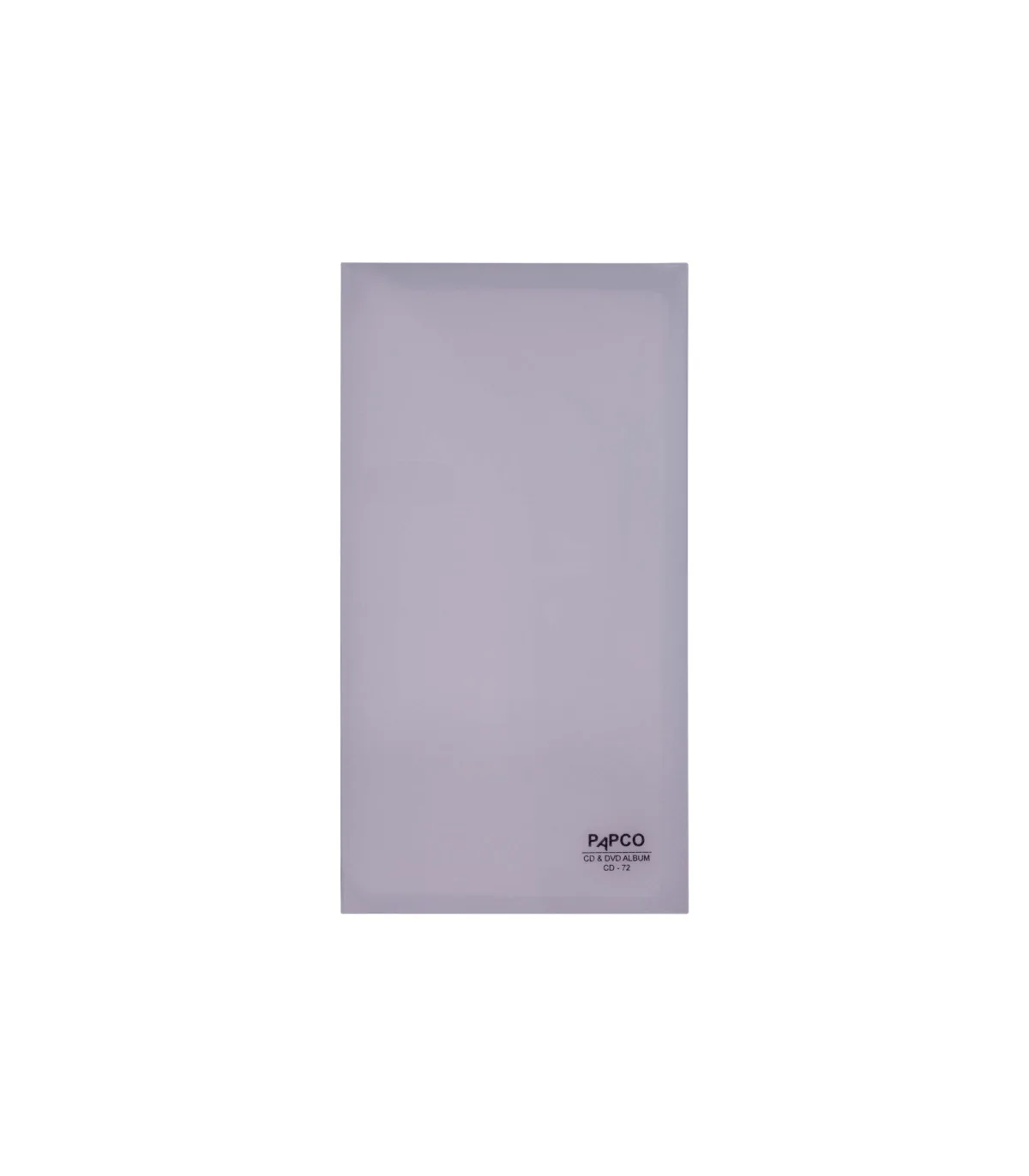 آلبوم نگهدارنده CD/DVD/Blue - ray 72 عددی - جلد PP بی رنگ پاپکو