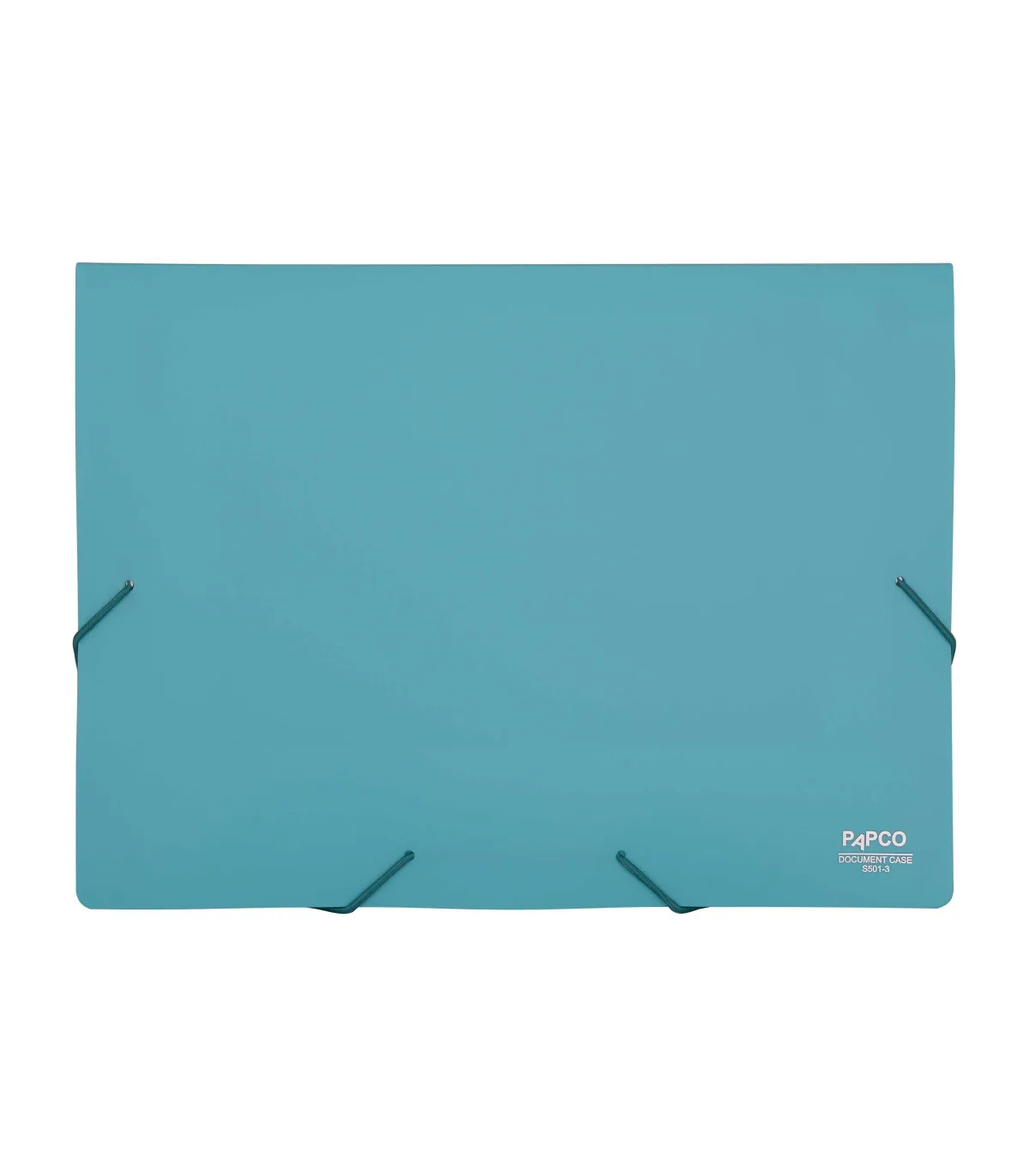 کیف مدارک PP مات کش دار - A4 فیروزه ای پاپکو