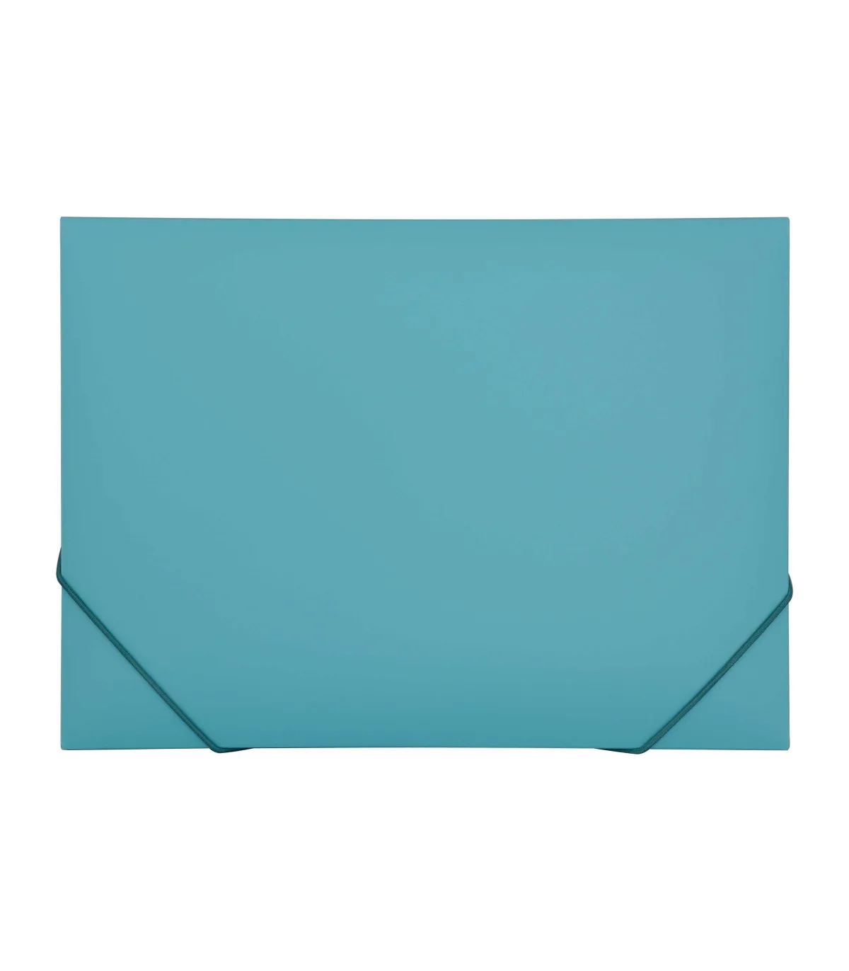 کیف مدارک PP مات کش دار - A4 فیروزه ای پاپکو
