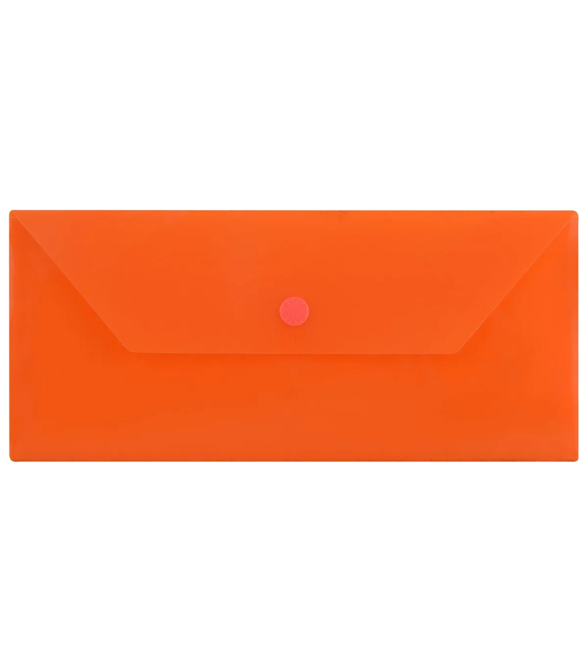 پاکت نامه دکمه دار PP بیزینس مات 10/2 × 23/5 cm نارنجی مات 2 پاپکو