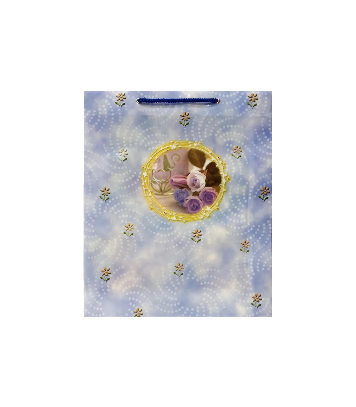 ساک دستی PP طرح دار بزرگ عمودی – 41 × 34/5 cm عطف 10 361 پاپکو