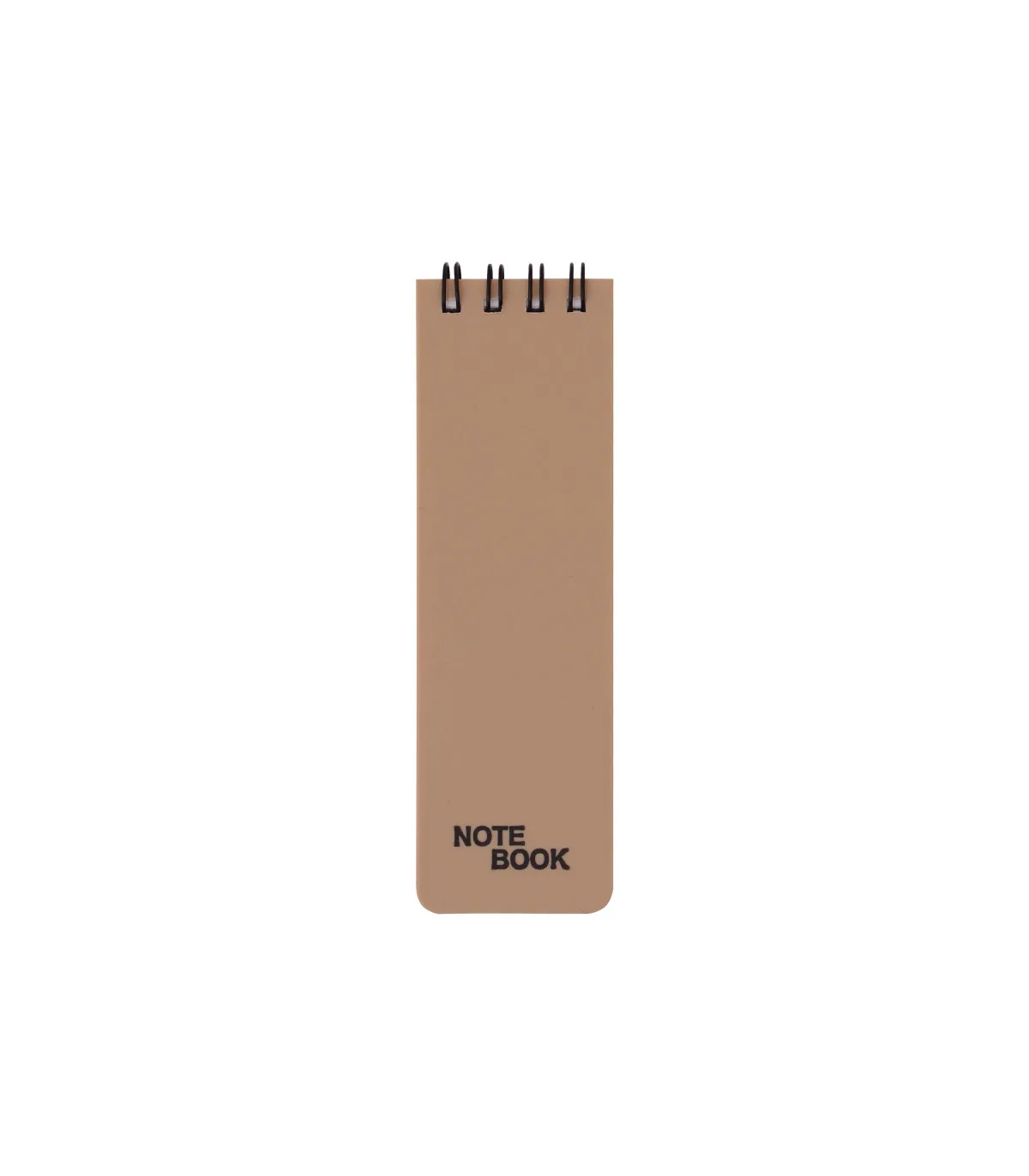 دفتر یادداشت یک خط جلد PP فنر دوبل از بالا 100 برگ – 13/2 × 4 cm نقره ای پاپکو