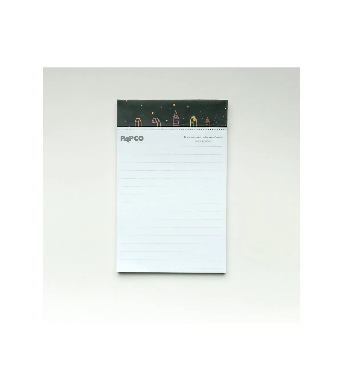 دفتر نوت پد یک خط قابل حمل پرفراژدار 100 برگ – 19 × 12 cm P1 پاپکو