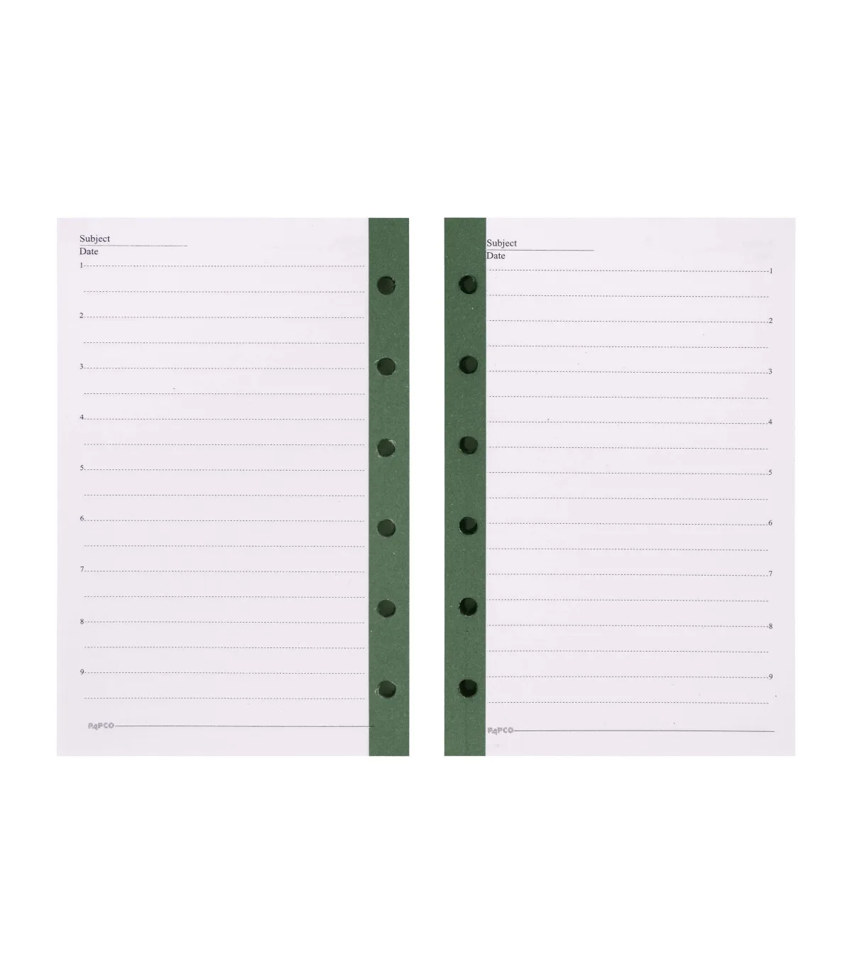 اوراق یک خط دفتر یادداشت قفل فلزی 120 برگ - 12/7 × 8 cm سدری پاپکو